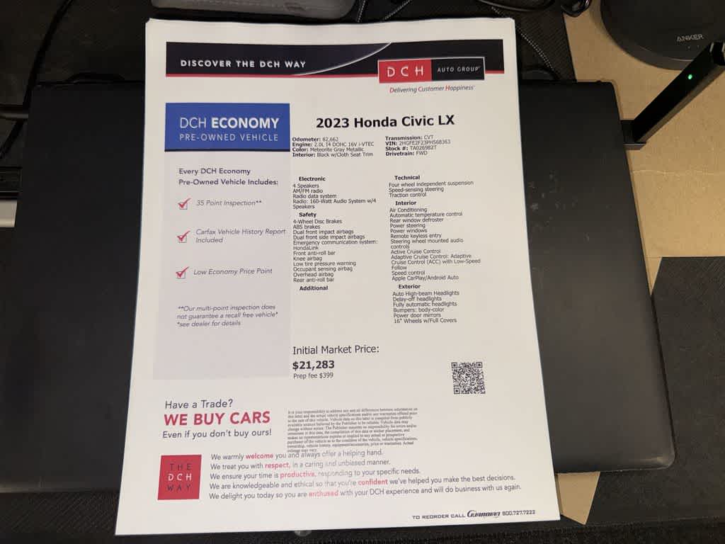 2023 Honda Civic LX