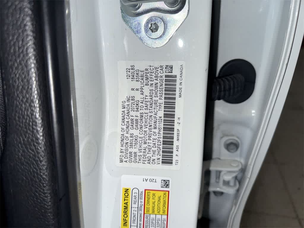 2023 Honda Civic Sport