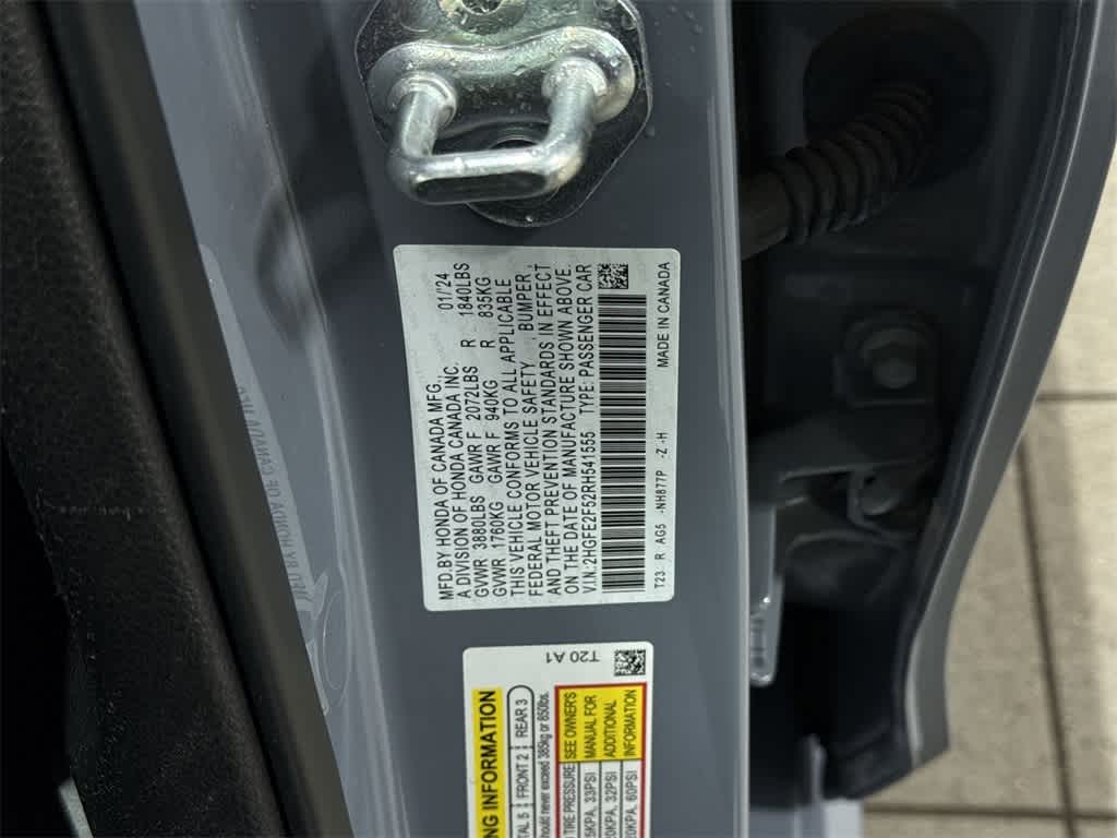 2024 Honda Civic Sport