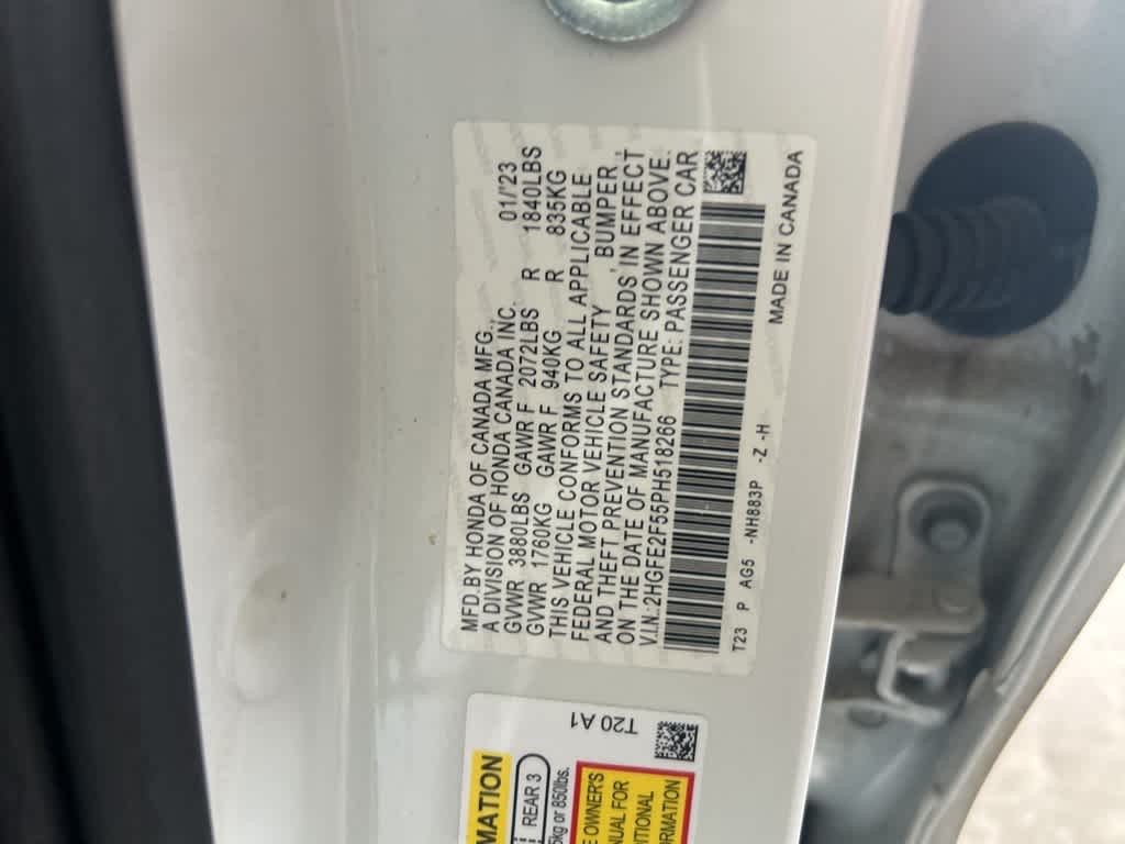 2023 Honda Civic Sport