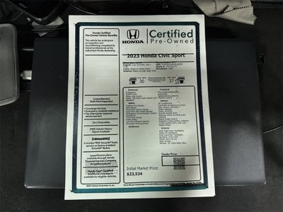 2023 Honda Civic Sport