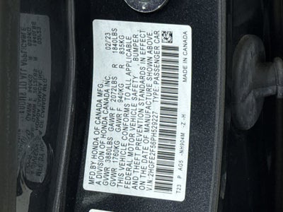 2023 Honda Civic Sport