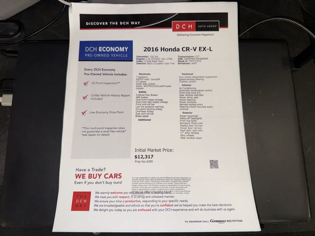 2016 Honda CR-V Base