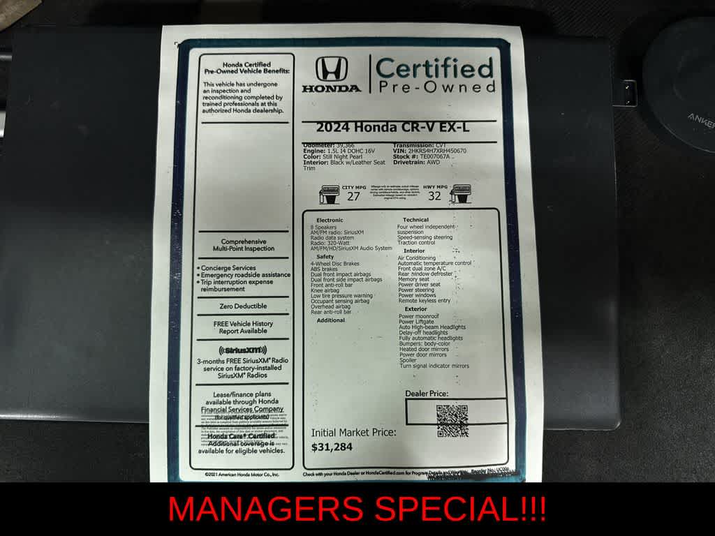 2024 Honda CR-V EX-L