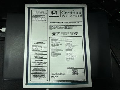 2023 Honda CR-V Hybrid Sport Touring