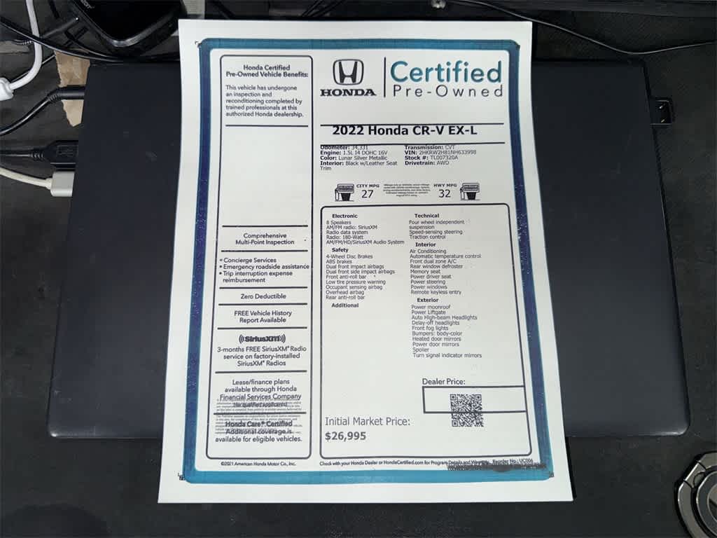 2022 Honda CR-V EX-L