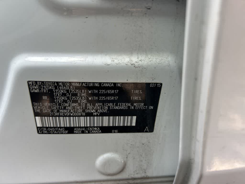 2015 Toyota RAV4 XLE
