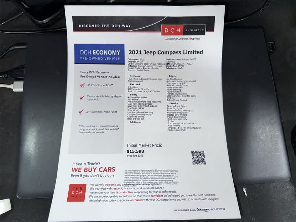 2021 Jeep Compass Limited