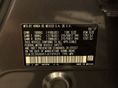 2018 Honda HR-V EX