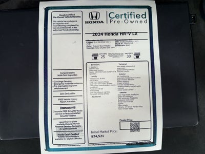 2024 Honda HR-V LX