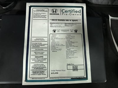 2023 Honda HR-V Sport