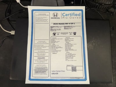 2025 Honda HR-V EX-L