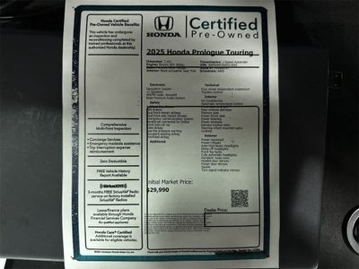 2025 Honda Prologue Touring