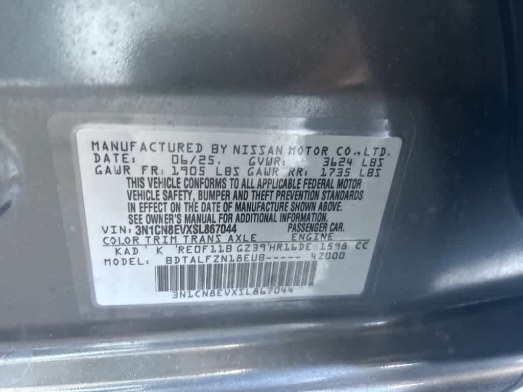 2025 Nissan Versa SV