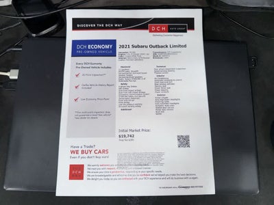 2021 Subaru Outback Limited