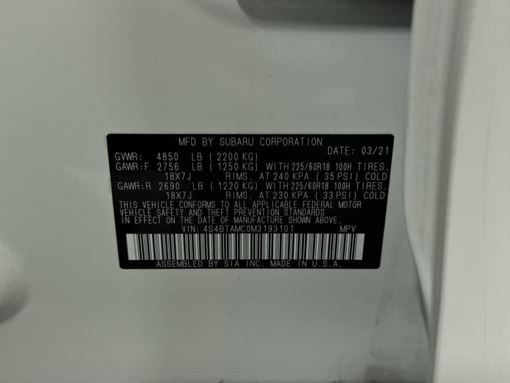 2021 Subaru Outback Limited