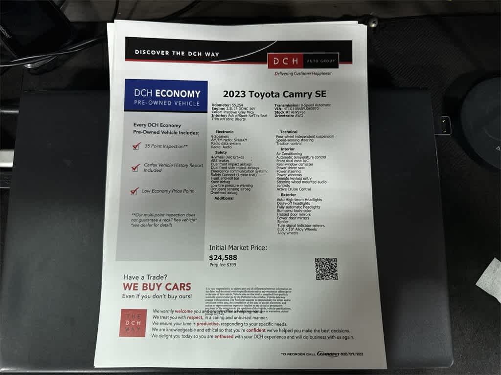 2023 Toyota Camry SE