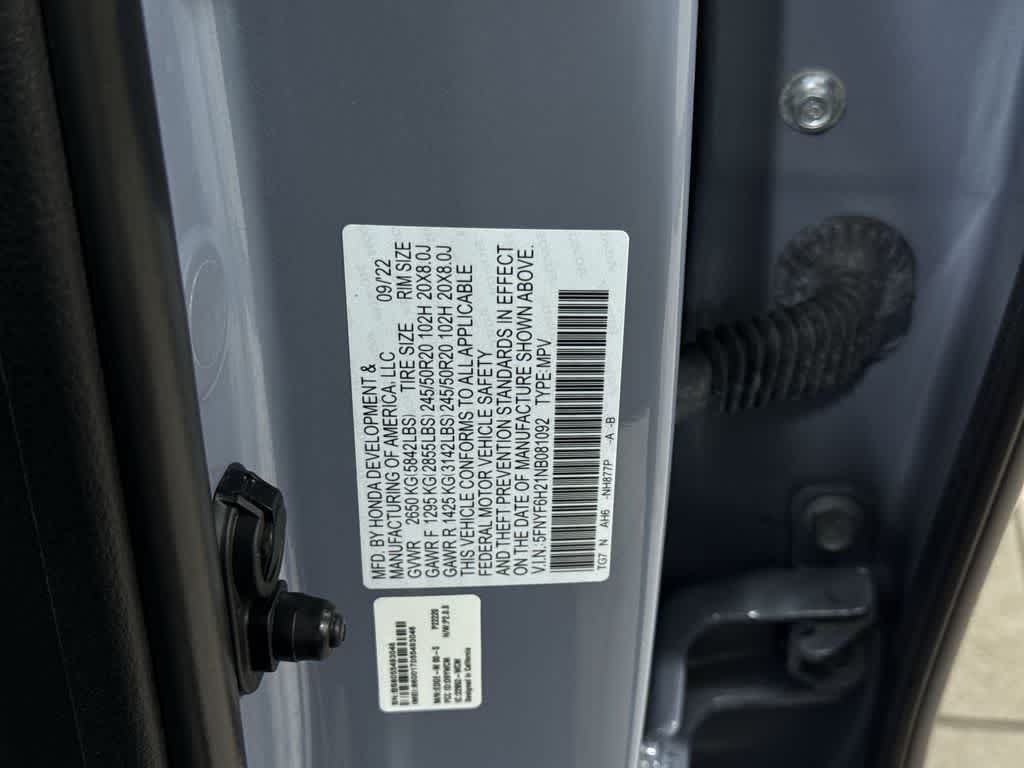 2022 Honda Pilot Special Edition