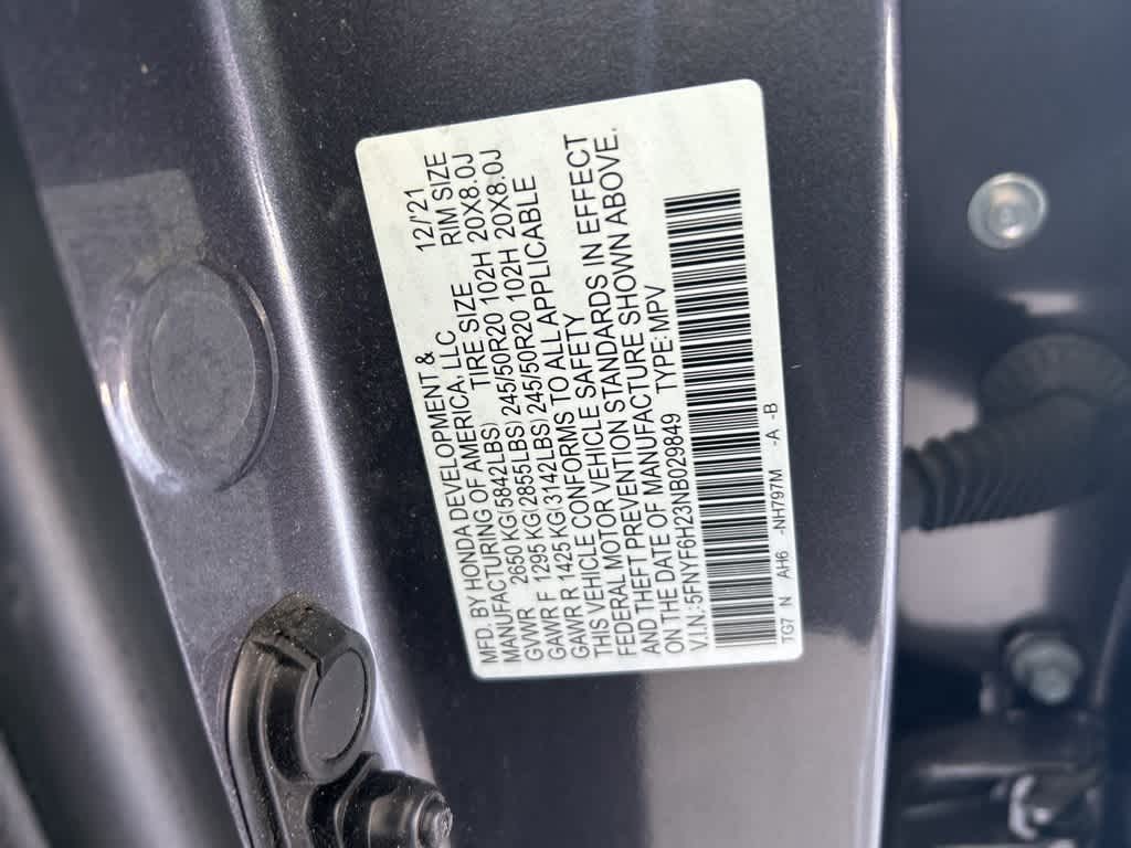 2022 Honda Pilot Special Edition