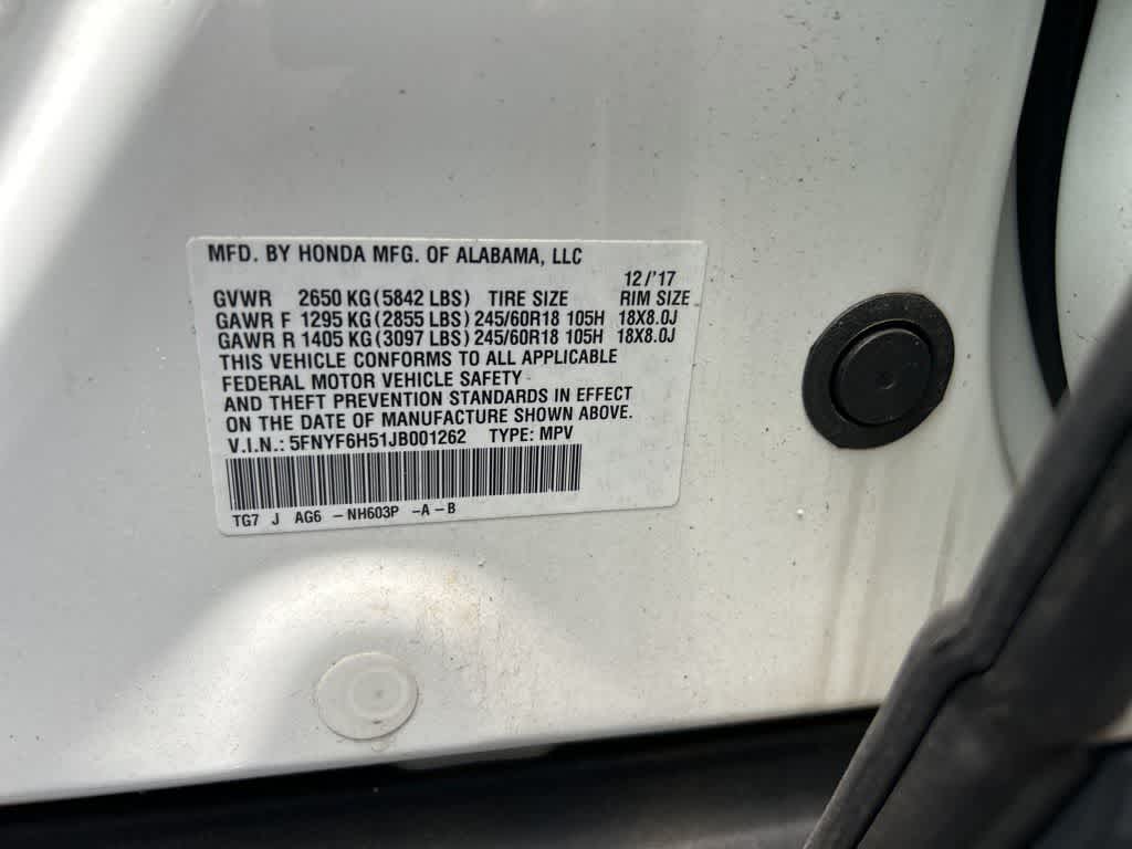 2018 Honda Pilot EX-L