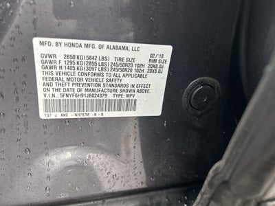 2018 Honda Pilot Touring