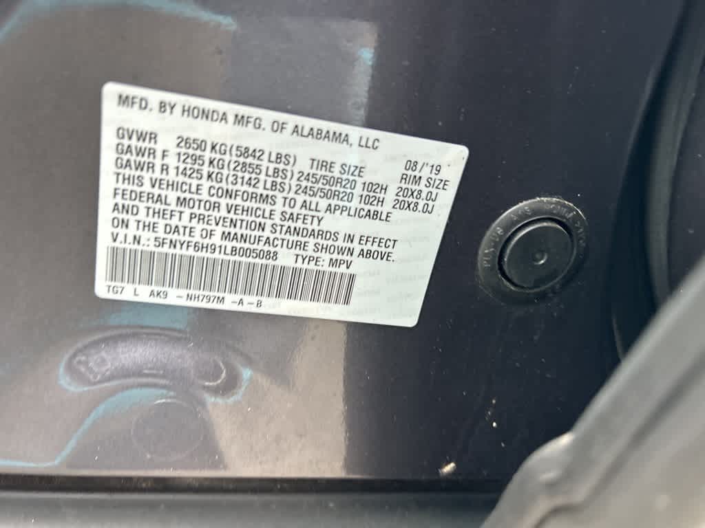 2020 Honda Pilot Touring 8-Passenger