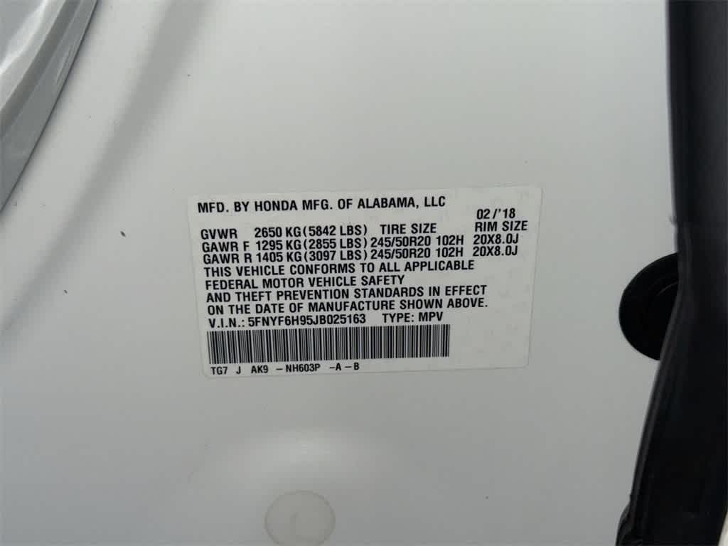 2018 Honda Pilot Touring