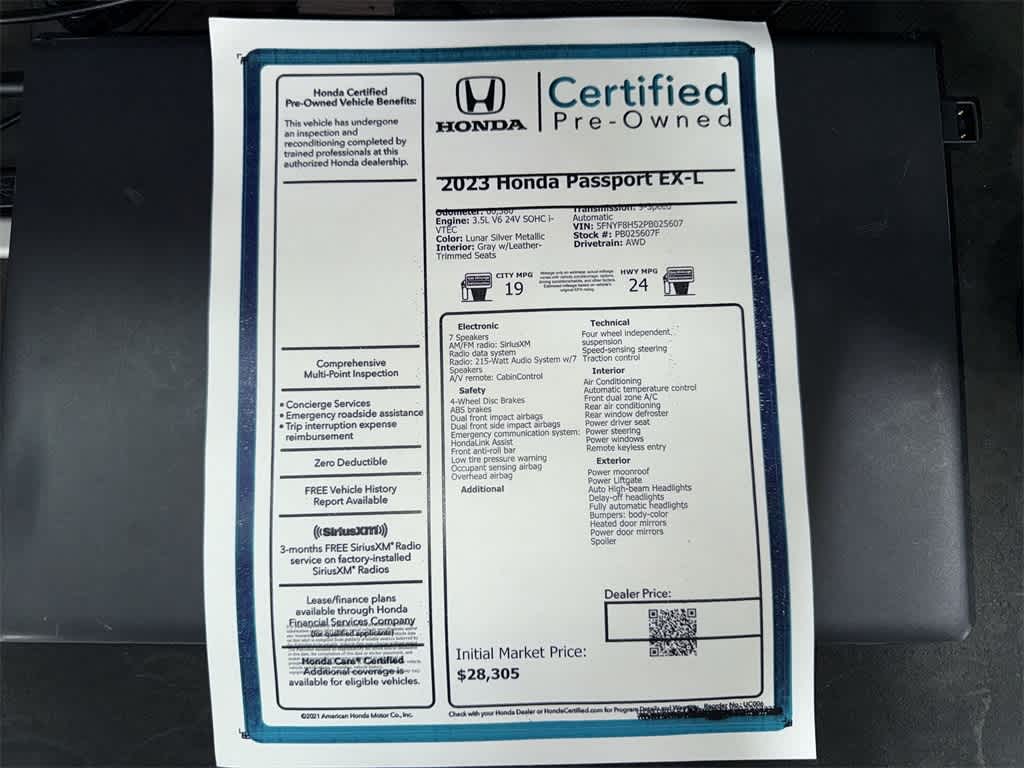 2023 Honda Passport EX-L