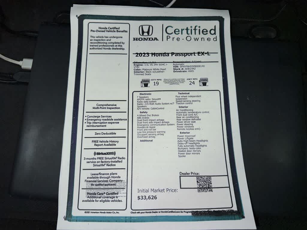 2023 Honda Passport EX-L