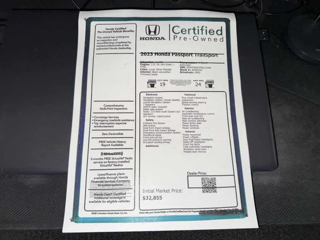 2023 Honda Passport TrailSport