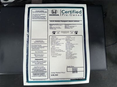 2024 Honda Passport Black Edition
