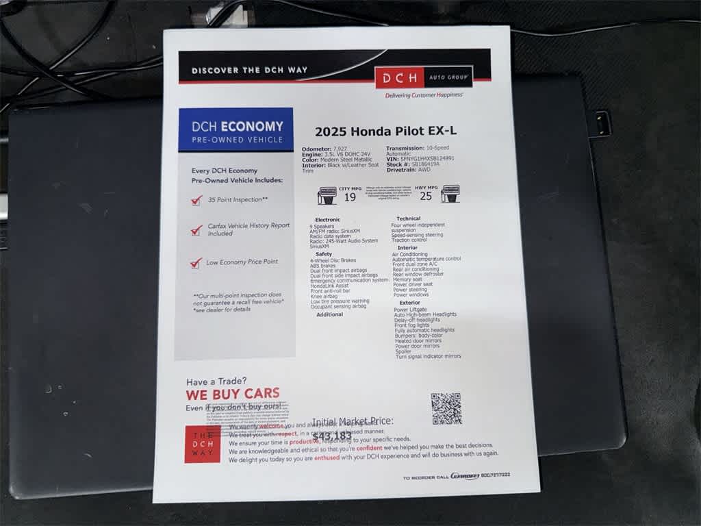 2025 Honda Pilot EX-L