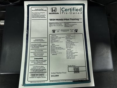 2024 Honda Pilot Touring
