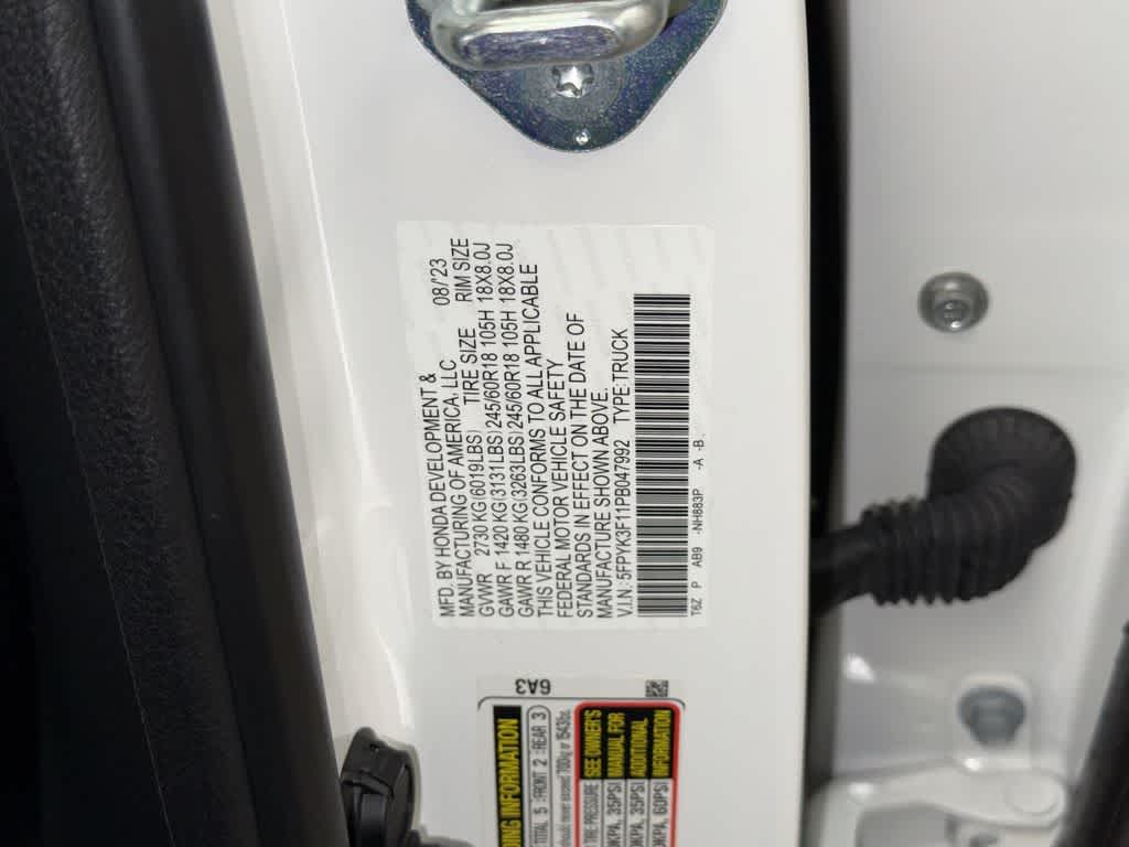 2023 Honda Ridgeline Sport