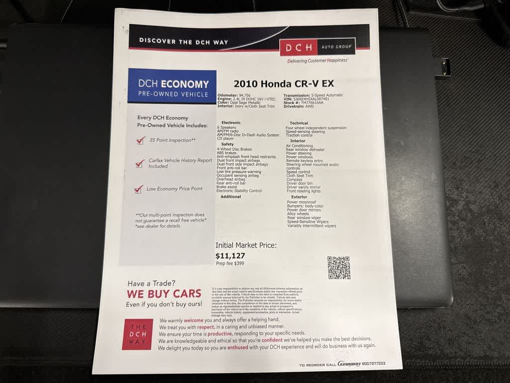 2010 Honda CR-V EX