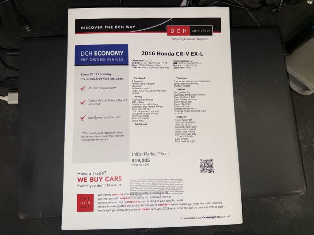 2016 Honda CR-V Base