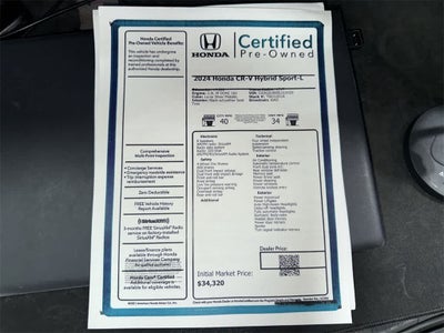 2024 Honda CR-V Hybrid Sport-L