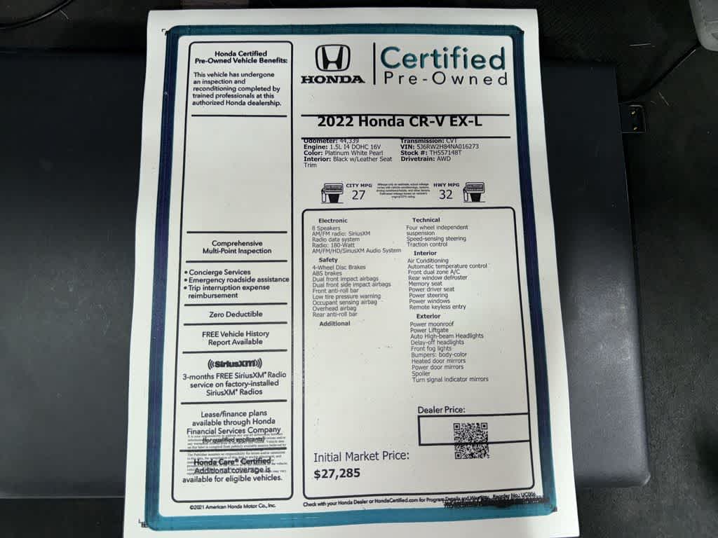 2022 Honda CR-V EX-L