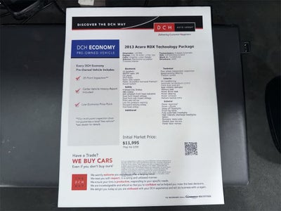 2013 Acura RDX Tech Pkg