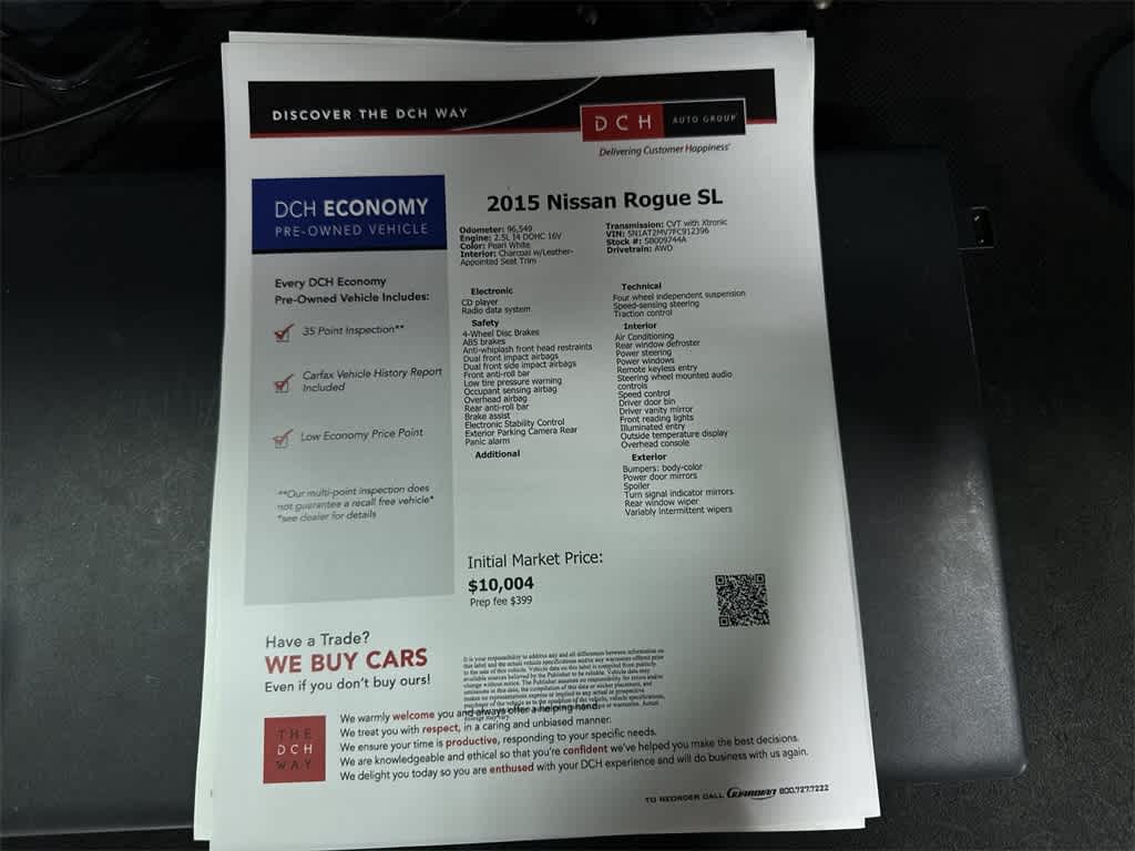 2015 Nissan Rogue SL