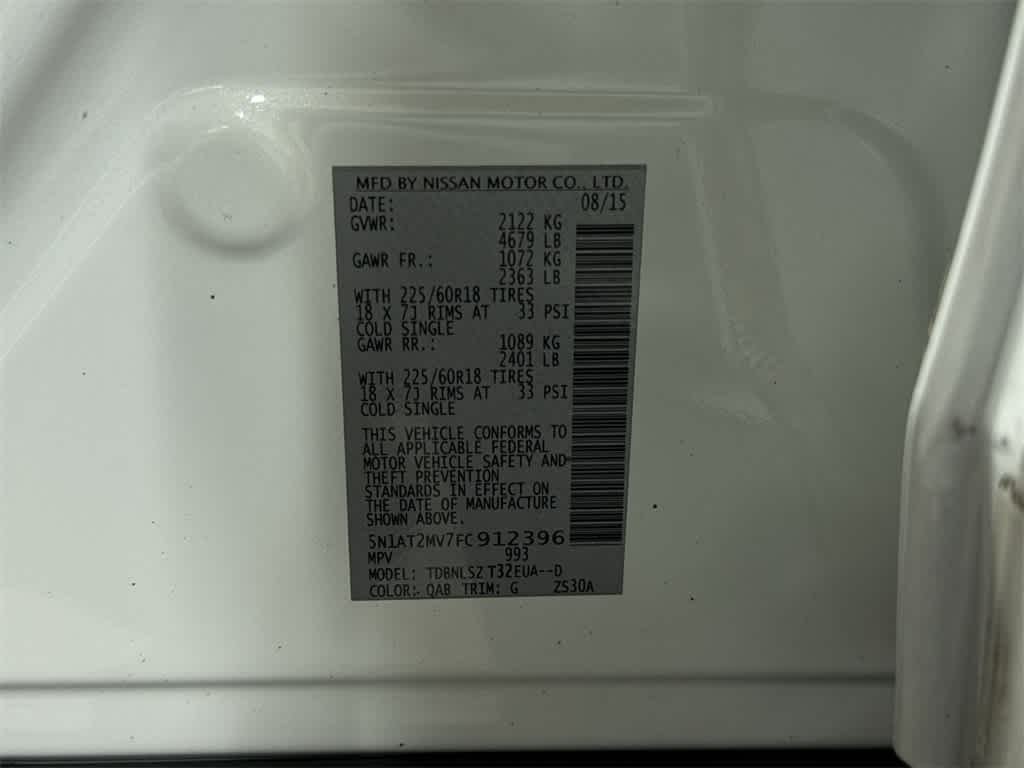 2015 Nissan Rogue SL