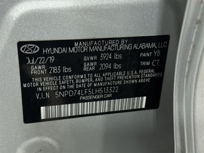 2020 Hyundai Elantra SE