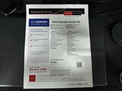 2015 Hyundai Sonata 2.4L SE