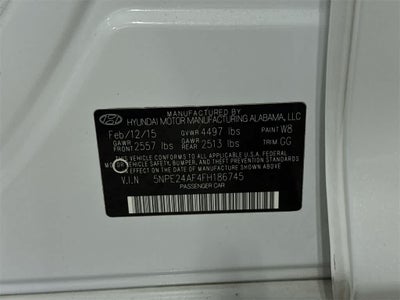 2015 Hyundai Sonata 2.4L SE