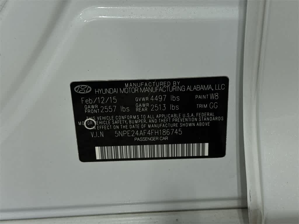 2015 Hyundai Sonata 2.4L SE