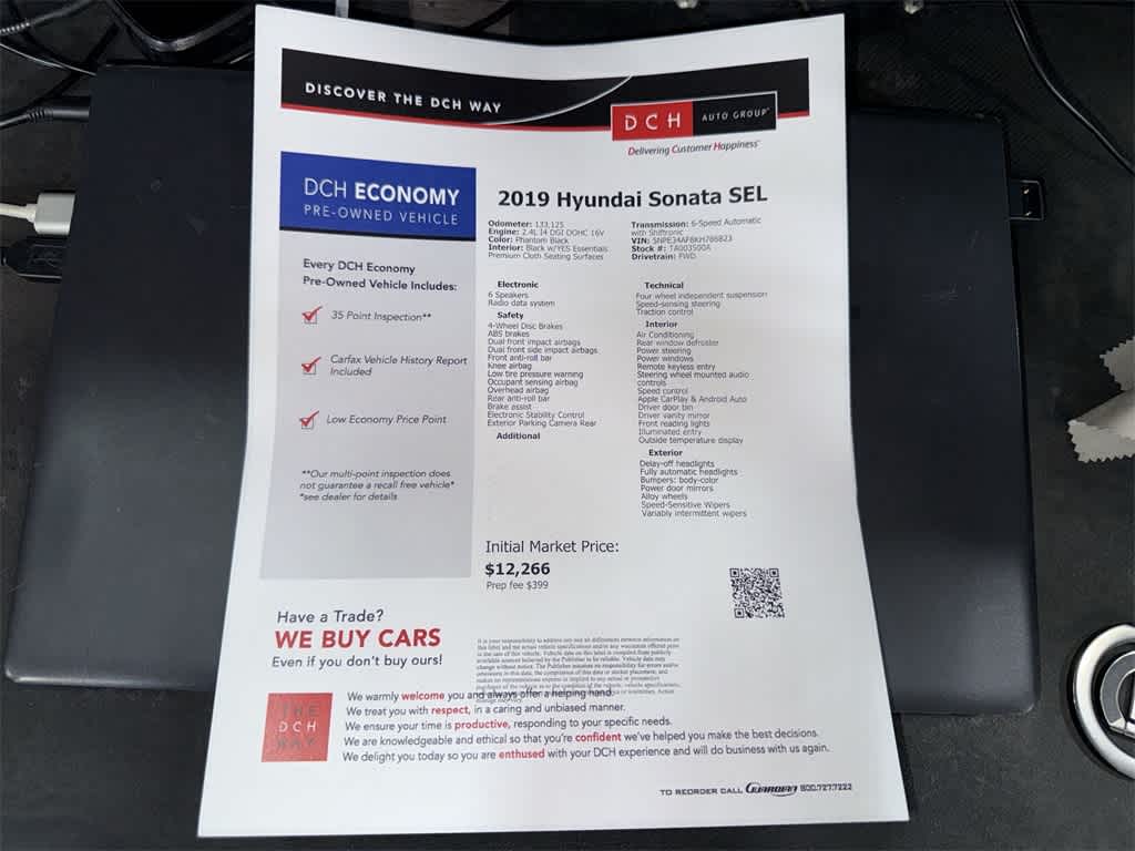 2019 Hyundai Sonata SEL