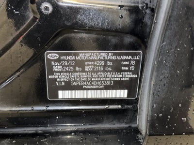 2013 Hyundai Sonata GLS