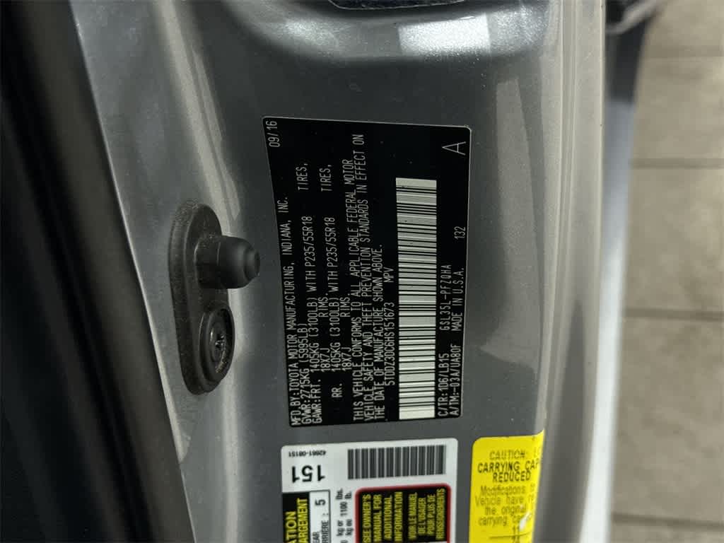 2017 Toyota Sienna Limited Premium