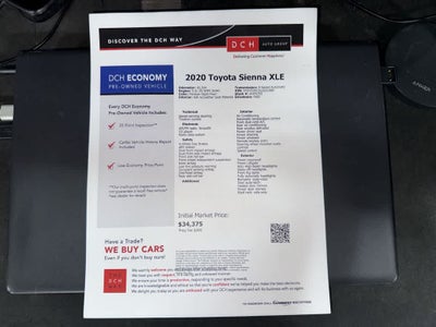 2020 Toyota Sienna XLE