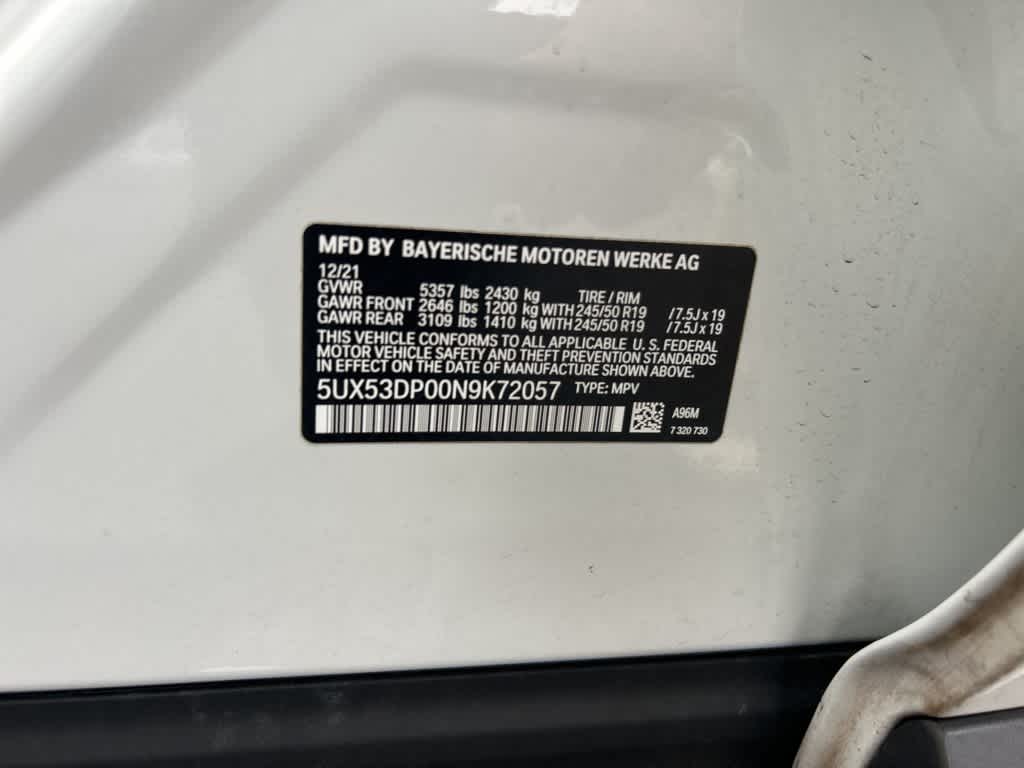 2022 BMW X3 xDrive30i